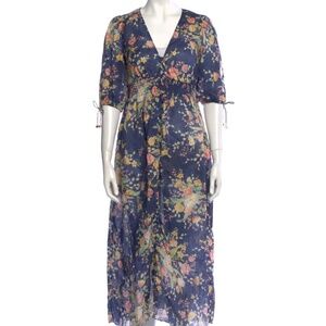 Zimmermann Floral Print Long Dress